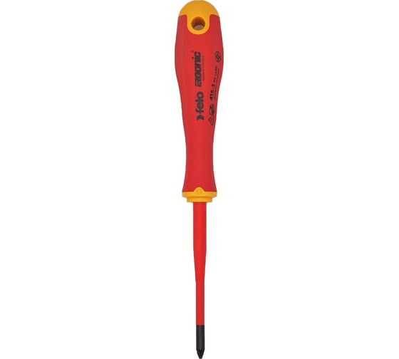 Диэлектрическая отвертка Felo PZ 1х80, E-Slim Ergonic 41519290
