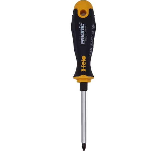 Крестовая отвертка Felo с шестигранным лезвием Ergonic PZ 1X80 41110240