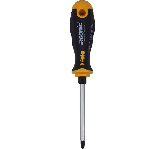 Крестовая отвертка Felo с шестигранным лезвием Ergonic PZ 2X100 41120340