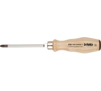 Отвертка Felo с деревянной рукояткой, ударная, PZ 1Х80 33610290