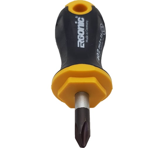 Крестовая отвертка Felo Ergonic Stubby PH2х25 46202010