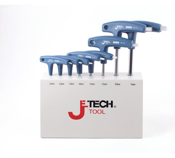 Шестигранные ключи Jetech с Т-образной ручкой набор на подставке 8шт 2-10 мм TPS-C8 1