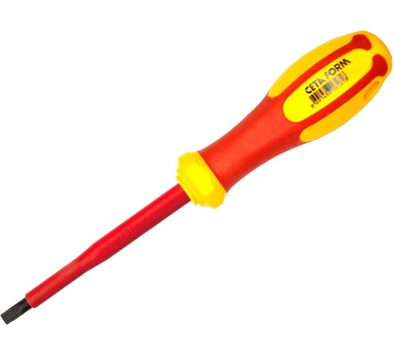 Отвёртка диэлектрическая Ceta Form 1000V torx T27x150 мм, длина 260мм, G04-027-150 1