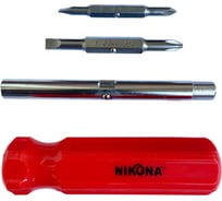 Отвертка со сменными насадками NIKONA 6 в 1 29-301