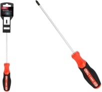 Крестовая отвертка DELI PH1x100мм, DL3457, сталь S2, магнит, прорезиненная рукоятка 180139