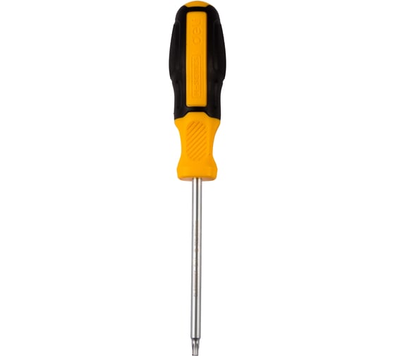 Отвертка Torx Deli DL6310025T, T25x100мм, сталь Cr-V, двухкомпонентная прорезиненная рукоять 183588