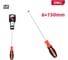 Шлицевая отвертка Deli DL3449, SL6x150мм, сталь S2, магнит, прорезиненная рукоятка 180173 2