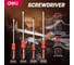 Шлицевая отвертка Deli SL6x125мм DL3448, сталь S2, магнит, прорезиненная рукоятка 180172 6