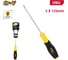 Шлицевая отвертка Deli DL6351251N, SL5x125мм, сталь Cr-V, двухкомпонентная прорезиненная рукоять 183549 2