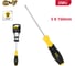 Шлицевая отвертка Deli DL6351501N, SL5x150мм, сталь Cr-V, двухкомпонентная прорезиненная рукоять 183550 2