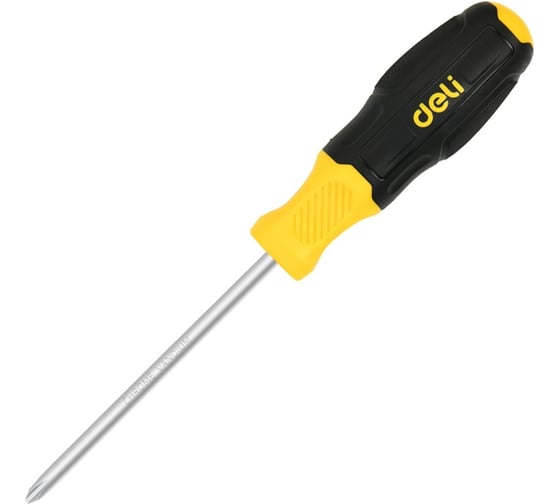 Отвертка Deli Torx T10x100мм DL6310010T, сталь Cr-V, двухкомпонентная прорезиненная рукоять 183585