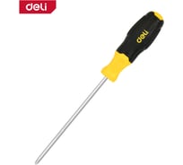 Отвертка Deli Pozidriv PZ3x150мм DL631003P, сталь Cr-V, двухкомпонентная прорезиненная рукоять 183592