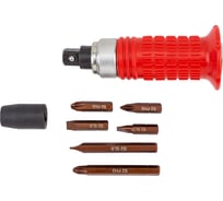 Отвертка ударная с набором бит и адаптером Forcekraft 8 предметов FK-5064S(62230)