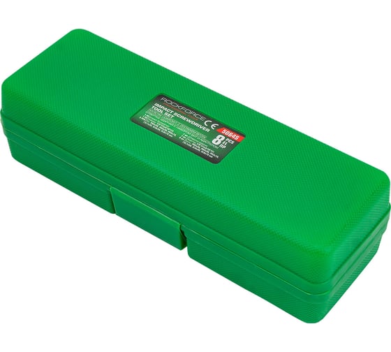 Отвертка ударная с набором бит и адаптером Rockforce 8 предметов RF-5064S(62228)