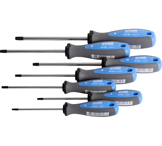 Набор отверток Unior TORX рукоятка TBI 7 предметов 3838909123004 1