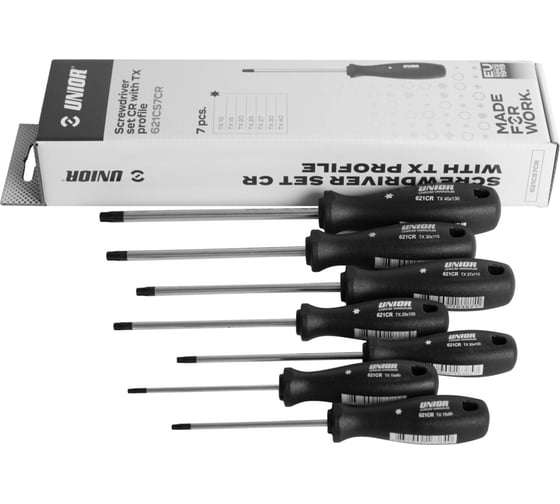 Набор отверток Unior TORX 7 предметов 3838909170312 1