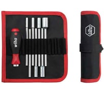 Набор Wiha SYSTEM 6 U106T8: рукоятка SoftFinish-telescopic и насадки, 8 ед 27712