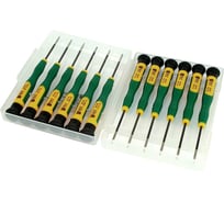 Набор отвёрток Amperin Best BST-666 12 в 1 зелёный 057560