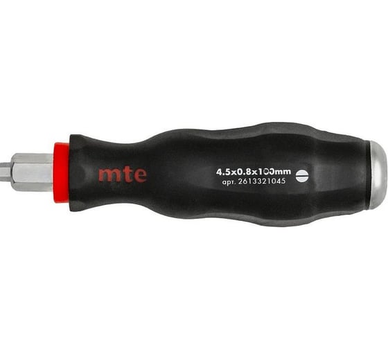 Отвертка шлицевая ударная MTE 0.8x4.5x100 мм 2613321045