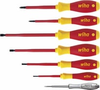 Набор отверток Wiha SoftFinish electric Шлиц, Phillips, 7 предм. wih00834