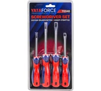 Отвертки YATAFORCE набор 4 предмета YF-7004B(66041)