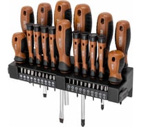 Отвертки в комплекте с битами FORSTIME набор 37 предметов FT-7037(65983)