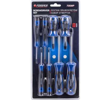 Отвертки Forsage набор 8 предметов F-7008P(65967)