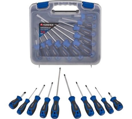 Отвертки Forsage набор 10 предметов F-7008С(65968)