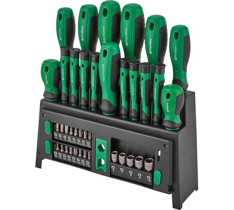 Отвертки в комплекте с битами Rockforce набор 39 предметов RF-7039(66008)