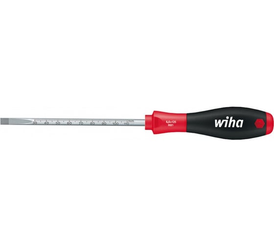 Отвертка Wiha SoftFinish Laserskala шлиц SL5,5x125 мм 35397