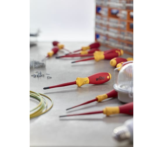 Набор отверток Wiha SoftFinish electric slimFix SL/PH 3201K6 6 шт 35389