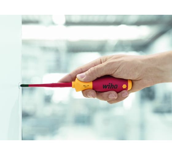 Набор отверток Wiha SoftFinish electric slimFix SL/PH 3201K6 6 шт 35389