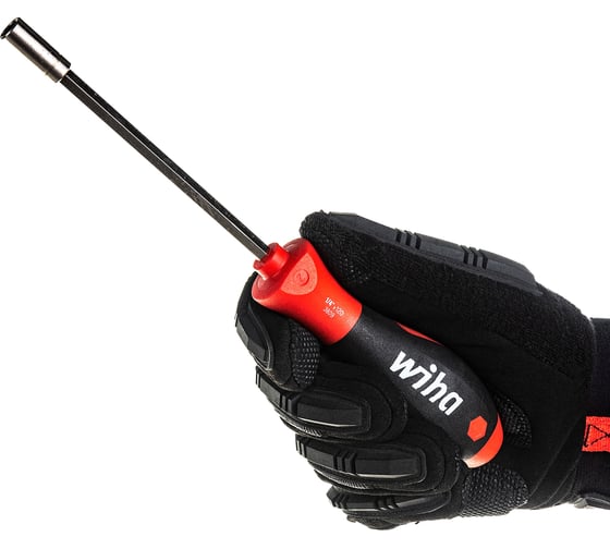 Отвертка-битодержатель Wiha SoftFinish-Magaziner 1/4 SL/PZ 32904