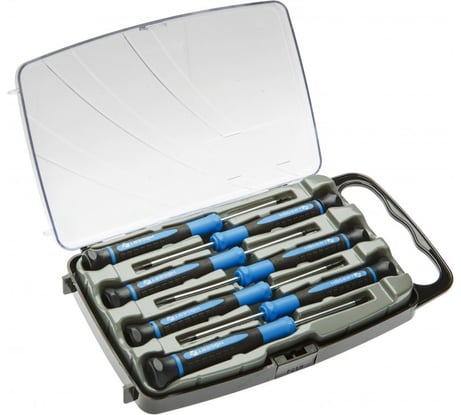 Набор часовых отвёрток в футляре HOEGERT TECHNIK 7 шт. HT1S270