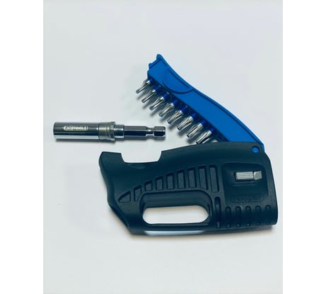 Набор бит с отверткой KS Tools TB 1/4" реверсивная трещотка, складывающийся 918.2855