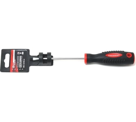Шлицевая отвертка FORCEKRAFT магнитная "Profi" S2 SL 6.5х150 мм, 28208 FK-70165150