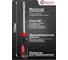 Отвертка шлицевая магнитная Forcekraft "Profi" S2 SL8.0х150мм FK-70180150(27155) 3