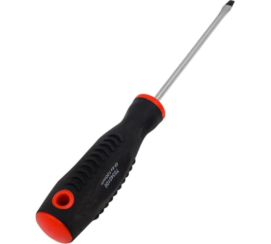 Шлицевая отвертка FORCEKRAFT магнитная "Profi" S2 SL 4.0х100 мм, 28221 FK-70340100