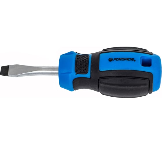 Шлицевая отвертка Forsage магнитная SL 6х38 мм, на пластиковом держателе 28122 F-7130386