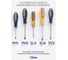 Набор отверток KUBIS PH1*75, PH2*100, PZ2*100, SL5*75, SL6*100, CrV KBS_set03 3