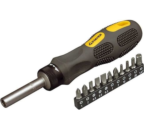 Реверсивная отвертка STAYER MAX-GRIP 2589-H12 G