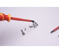 Отвертка Harden PH2х100 мм с диэлектрической рукоятью до 1000 В, 100 мм, S2 801006