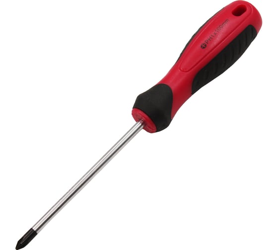 Крестовая отвертка REDMARK PH1х100 мм с двухкомпонентной рукояткой RM80743