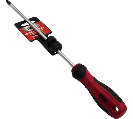 Крестовая отвертка REDMARK PH2х200 мм с двухкомпонентной рукояткой RM80748