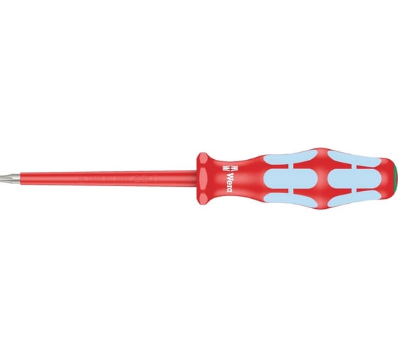 Диэлектрическая отвертка WERA 3167 i TORX VDE, нержавеющая сталь, TX9х80 мм WE-022761