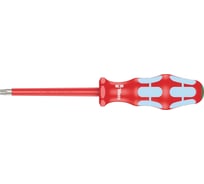 Диэлектрическая отвертка WERA 3167 i TORX VDE, нержавеющая сталь, TX30х100 мм WE-022766
