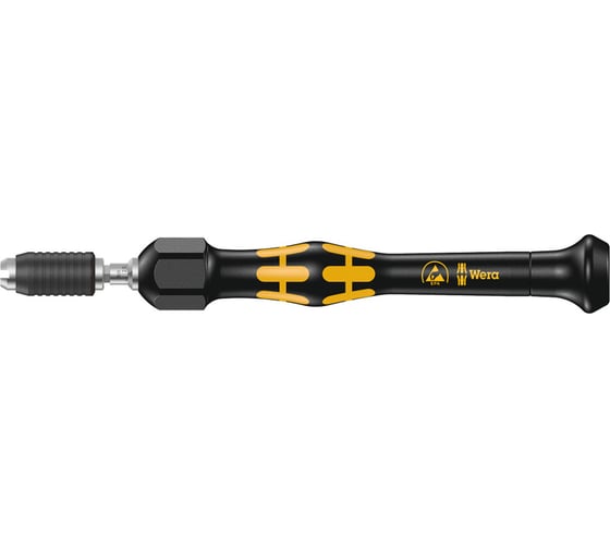 Динамометрическая отвёртка WERA 1431 ESD Micro 0.05-0.11 Нм, 4 мм Halfmoon/HIOS WE-074804 1