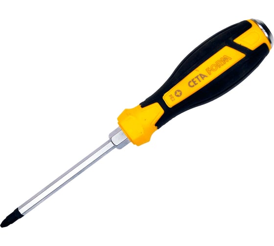 Отвёртка Ceta Form серии C-Plus крестообразный шлиц PZ2x100 мм, длина 210мм F17C-002-100 1