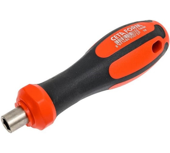 Отвёртка-держатель бит короткая магнитная Ceta Form Hex 1/4 длина стержня 16 мм F26/SBT 1