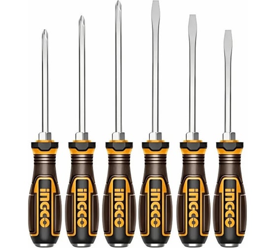 Набор ударных отверток INDUSTRIAL INGCO 6 шт HGTST0608 1